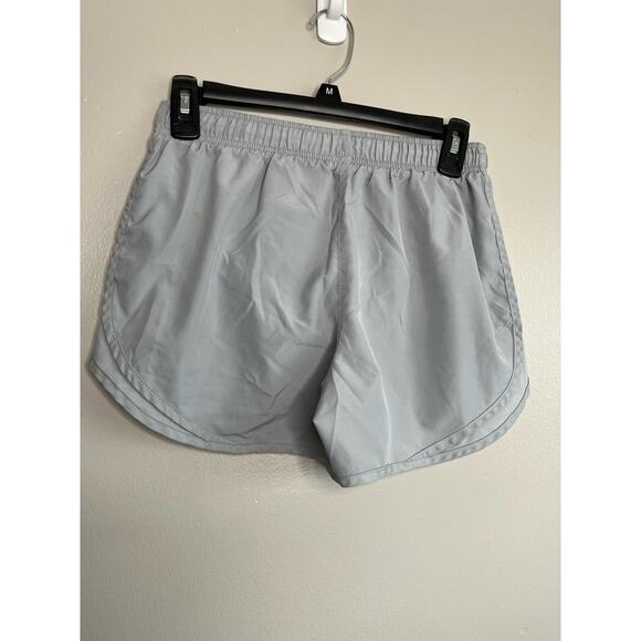 Nike Light Gray Light Weight Dri Fit Running Shorts Womens Size Small - Picture 2 of 5